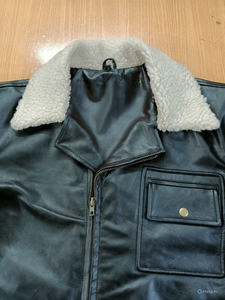 <b>Men's</b> fashion trend autumn and winter outdoor <b>faux</b> <b>leather</b> <b>jacket</b> comfortable lapel stylish <b>leather</b> <b>jacket</b> - Product Image 3