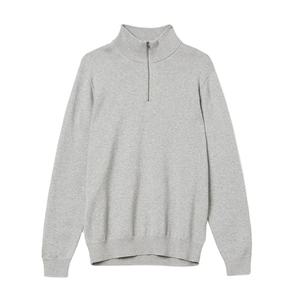 Kivotech Customized Autumn And Winter <b>Fleece</b> Stand Collar Half Zipper <b>Sweatshirt</b> Men's Casual Solid Color Pullover <b>Sweatshirt</b> - Product Image 1