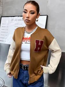 Chaqueta Varsity Ligera para Mujer, Talla Grande, Nueva Colección 2026, OEM, Tejido Transpirable, Estilo Casual - Product Image 4