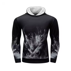 2025 été hommes à capuche à manches longues Performance Sport Wear sweats à capuche impression par Sublimation à capuche 2025 - Product Image 3