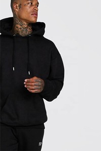 Ensemble de pantalons de survêtement à capuche avec impression en détresse fine brodé personnalisé lavé à l'acide Vintage survêtement hommes Streetwear - Product Image 3
