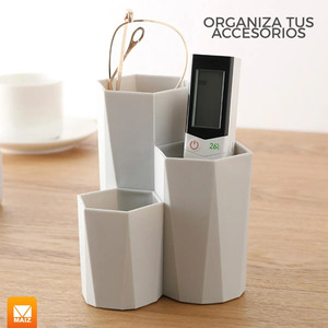 <b>Makeup</b> Brush <b>Holder</b> Organizer for Cosmetics and Vanity - Assorted Colors - Product Image 3