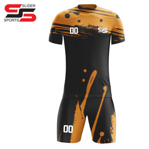 Uniforme de Fútbol Personalizado para Hombre, Transpirable, de Secado Rápido, para Entrenamiento, Deportes de Equipo, 2 Piezas, Verano - Product Image 5