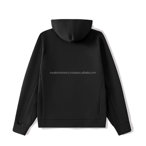 Chaqueta Deportiva Personalizada para Hombre |   Chaqueta Deportiva de Manga Larga OEM |   Sudaderas Lisas |   Sudadera Deportiva Estilo Motero Vintage Lisa Teñida Otoño - Product Image 2