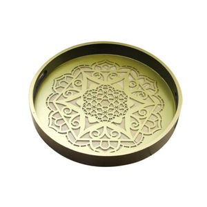 Islamic Festive Decor Ramadan <b>Trays</b> Ramadan and Eid Decor Accessories Ramadan and Eid Decor <b>Tray</b> Large Silver <b>Mirror</b> <b>Tray</b> - Product Image 3