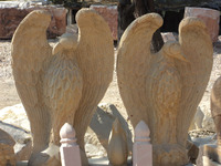 Articles de statue artistique en grès pour la décoration de la maison et du jardin directement du fabricant indien