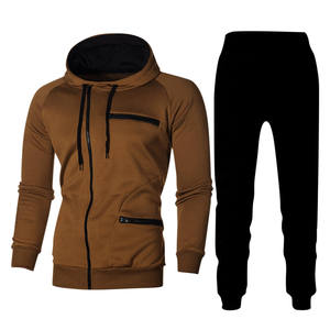 Conjuntos Deportivos Personalizados con su Propio Diseño y Talla para Hombre, Chándales con Cremallera y Logotipo Personalizado, Conjunto de 2 Piezas, Estilo Informal - Product Image 1