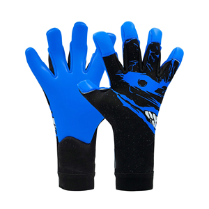 Vente en gros de gants de gardien de but professionnels pour adultes vêtements de sport de couleur unie avec matériaux en caoutchouc latex de cuir pour les sports de plein air - Product Image 4