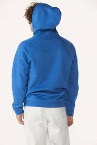 เสื้อฮู้ดแบบสวมหัวของผู้ชายเสื้อสเวตเตอร์ผ้าย้อมสีทึบทรงหลวมโอเวอร์ไซส์ย้อมสีเรียบ - Product Image 2