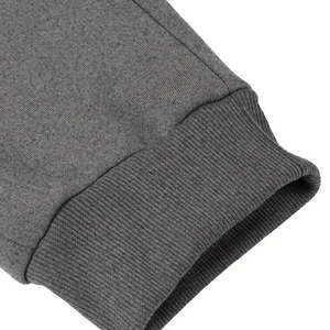 Ropa deportiva de algodón 100% de alta calidad para hombre, chándal de Jogging con patrón sólido para uso en invierno, chándal de hombre personalizable - Product Image 3