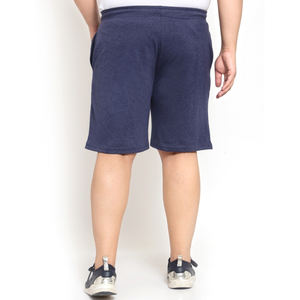 กางเกงขาสั้นโพลีเอสเตอร์สำหรับผู้ชายกางเกงขาสั้นลำลองสีพื้นไซส์ใหญ่พิเศษสำหรับฤดูร้อน - Product Image 4