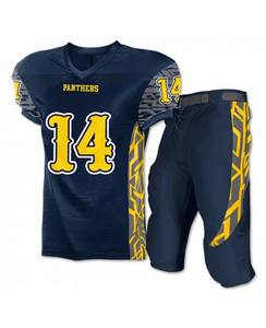 <b>Black</b> <b>and</b> <b>white</b> Contrast Colour Good Quality OEM Service Best Supplier Hand Made Adult Wear American <b>Football</b> Uniform - Product Image 4