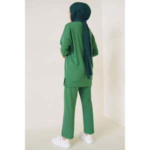 Benetton Ensemble de shorts 2 pièces côtelés fins pour femme Design deux pièces - Product Image 4