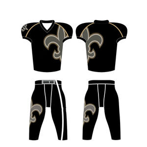 Custom American <b>Football</b> Jersey Team Colors Player Name Breathable Mesh - Product Image 5