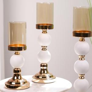 Metal Candle Stand with Candlestick Holder for Home Decor - Product Image 2