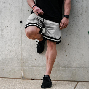 HIC High Quality Custom Blank Plain Basketball Double <b>Layered</b> Shorts Summer Mesh Shorts Men - Product Image 3