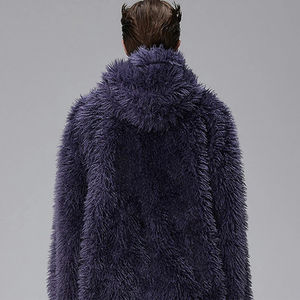 Pullover Men's <b>Hoodies</b> Custom Logo Plain Casual Fashion Winter Coat Regular Fit 100% Cotton Faux <b>Fur</b> Fleece Quick Dry Wearable - Product Image 2