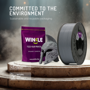 Filamento para Impresora 3D WINKLE PETG 1.75mm 1kg, Alta Resistencia a Impactos, Fácil de Imprimir, Fabricación Europea, Tolerancia de 0.05mm, 220-240 - Product Image 5
