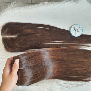 Paquets de cheveux humains vierges non traités Extensions vietnamiennes brutes Remy Grade Machine Double trame pour Styles de dentelle HD CHEVEUX lâches - Product Image 4