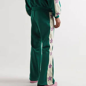 Pantalons de jogging larges en mohair sur mesure, taille haute, streetwear, OEM, pantalons de jogging amples avec fermeture élastique à la taille - Product Image 3