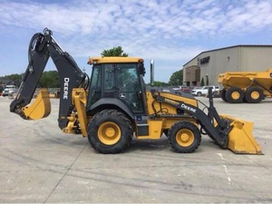 Potente Cargadora John Deere 410L Usada de 2023, Retroexcavadora John Deere de Segunda Mano en Existencia, Alta Calidad y Buen Rendimiento - Product Image 6