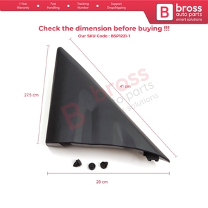 BSP1221-1 Left Side View Mirror <b>Door</b> Triangle Fender <b>Trim</b> Cover for Transit MK8 T18 V363 2013-2024 2016819 - Product Image 6