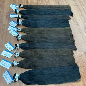 Venta de cabello a granel de 100% Vietnam cabello humano al por mayor extensión de cabello natural de alta calidad sedoso - Product Image 1