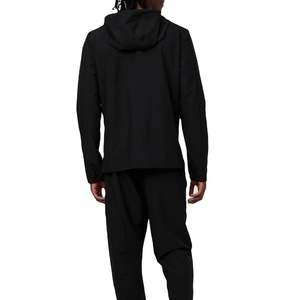 Custom Winter Hooded Waterproof Windbreaker Tracksuit Men Breathable Sportswear Set Drawstring Jacket Pants Plus Size Printed - Product Image 2