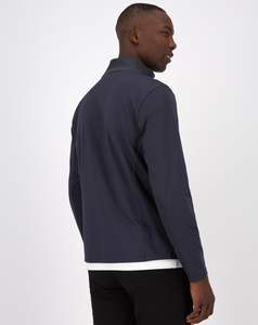 Veste Homme Personnalisée à Col Montant, Coupe Slim, Design Tendance, Couleur Unie, Fermeture Éclair Intégrale, Chauffante - Product Image 2