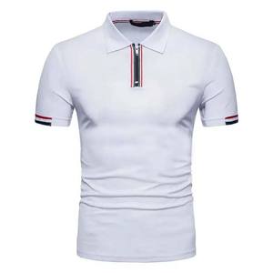 Venta al por mayor bordado personalizar polos 100 algodón camiseta Golf Polo liso en blanco hombres polos - Product Image 5