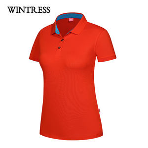 Poliéster ligero para mujer para Polo Tee nuevo estilo Casual estirable transpirable camisa de secado rápido tela que absorbe la humedad - Product Image 5
