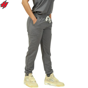 Uniforme de Enfermería de hospital de moda unisex con logotipo personalizado conjuntos de tejido elástico traje de Jogger para mujer - Product Image 3