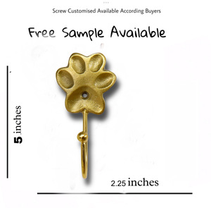 Pattes de chien chat crochets en laiton fonte antique porte-clés cintre très pas cher prix de gros disponible - Product Image 3