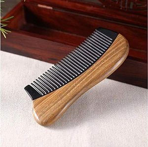 Eco-Friendly Polished Animal Wooden/Horn Hair Brush Mini Comb <b>Set</b> Natural Bristles Portable <b>Travel</b>-Friendly Detangling Smoothing - Product Image 6