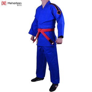 ชุดคาราเต้แห้งเร็วชุดแต่งกายศิลปะการต่อสู้ยูโดแบบสั่งทำสีผ้าระบายอากาศได้ดี - Product Image 4