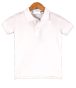 Enfants Top Qualité Haute Vente 100% Coton OEM & ODM Personnalisé Prix de Gros Col Demi-Manches Solide Respirant Garçons T-shirts - Product Image 2