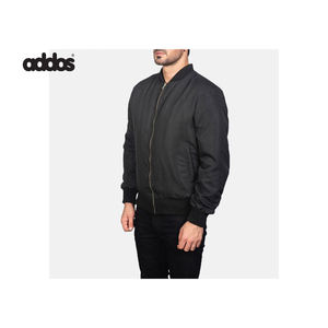 Blouson aviateur en satin à la mode et confortable de haute qualité pour hommes, durable et décontracté, grande taille, options disponibles - Product Image 3