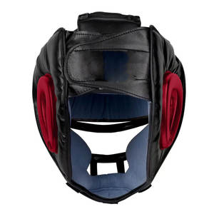 Protège-tête de boxe de haute qualité - Protection pour les arts martiaux en cuir PU réglable et personnalisable - Product Image 3