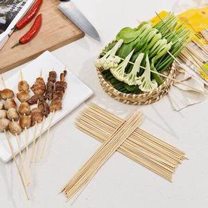 Pincho de bambú desechable respetuoso con el medio ambiente de alta calidad 100% palillo de bambú natural pincho de bambú - Product Image 2