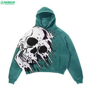 เทอร์รี่ฝรั่งเศสขนาดใหญ่พิมพ์โลโก้ DTG พลอยเทียมออกแบบได้ตามต้องการ - Product Image 6