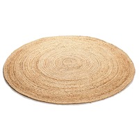 Tapis rond en jute tressé classique Tapis réversible tressé à la main Tapis Extra Large à bas prix Produit en vrac