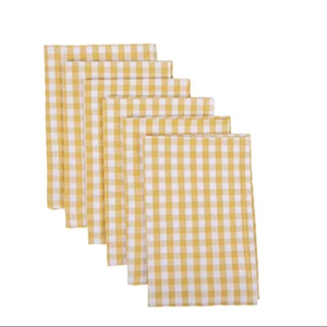 100% Cotton Golf Stripe Pattern Kitchen <b>Towel</b> Quick-Dry and Sustainable for Home Use <b>Blue</b> Checkered Woven Technics - Product Image 1