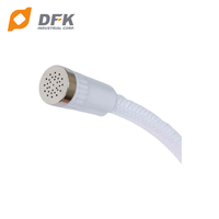 Tuyau de douche flexible en acier inoxydable DFK au design moderne, PVC 500, installation facile, utilisation pour la plomberie de salle de bain