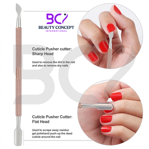 ชุดเครื่องมือทำเล็บมือโรสโกลด์ทำมือไม่ลื่นไม่ลื่นทำจากสเตนเลสสตีล - Product Image 6