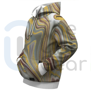 Unisex 100% algodón polar pulóver con capucha invierno Casual Streetwear transpirable tamaño personalizado y diseño hombres mujeres conjunto al aire libre - Product Image 2