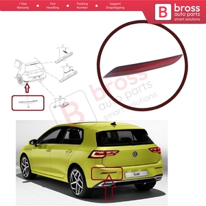 Reflector de Parachoques Trasero BSP1069 Izquierdo 5G0945105C para Golf 7.5 8 e Golf Variant 4Motion R32 GTI Rabbit - Product Image 5