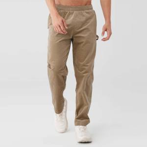 Men Corduroy Cargo Pants <b>with</b> <b>Elastic</b> <b>Waistband</b> and Multiple Pockets, Relaxed Fit Casual <b>Trousers</b> for Outdoor and Everyday Wear - Product Image 3