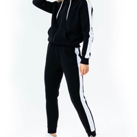 Survêtement personnalisé nouveau Design 2025 haute qualité solide couleur unie respirant survêtements pour dames