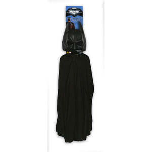 Ensemble cape en satin pour personnage Batman pour garçons de 6 ans et plus, comprenant une cape, un short, un pantalon, des robes à manches courtes - Product Image 2