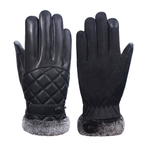 Gants de sécurité professionnels en cuir de mouton pour hommes, tactiles, écologiques, chauds, élégants et tendance - Product Image 4